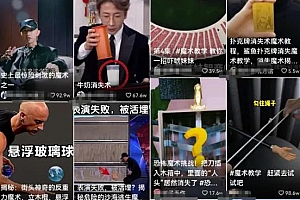 年变现千万的超级蓝海魔术项目,内容玩法拆解!