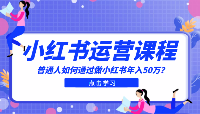 最适合普通人的小红书入门课：通过做小红书年入50万插图
