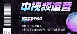 青檬MCN创始人亲自带你0基础5天学会中视频创作：深度运营中视频，掌握平台运营规则插图