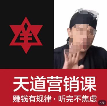 图片[1]-天道老阮-天道营销课：打造个人品牌，赚钱无压力，提升领导力-阿灿说钱