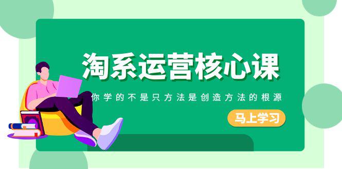 图片[1]-淘宝运营核心课，你学的不是只方法是创造方法的根源（190节课）-阿灿说钱